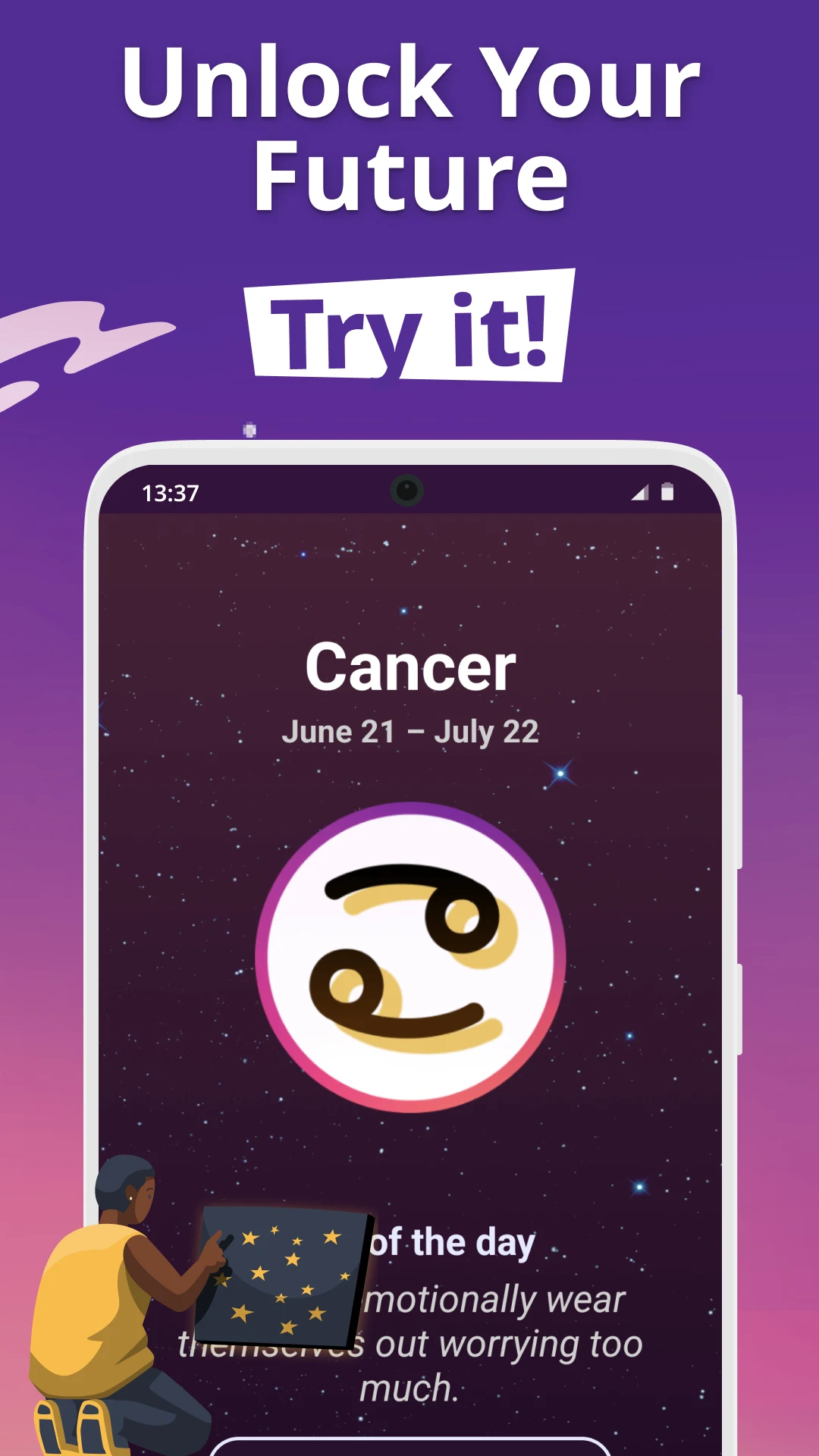 Cancer Horoscope & Astro Chat screenshot