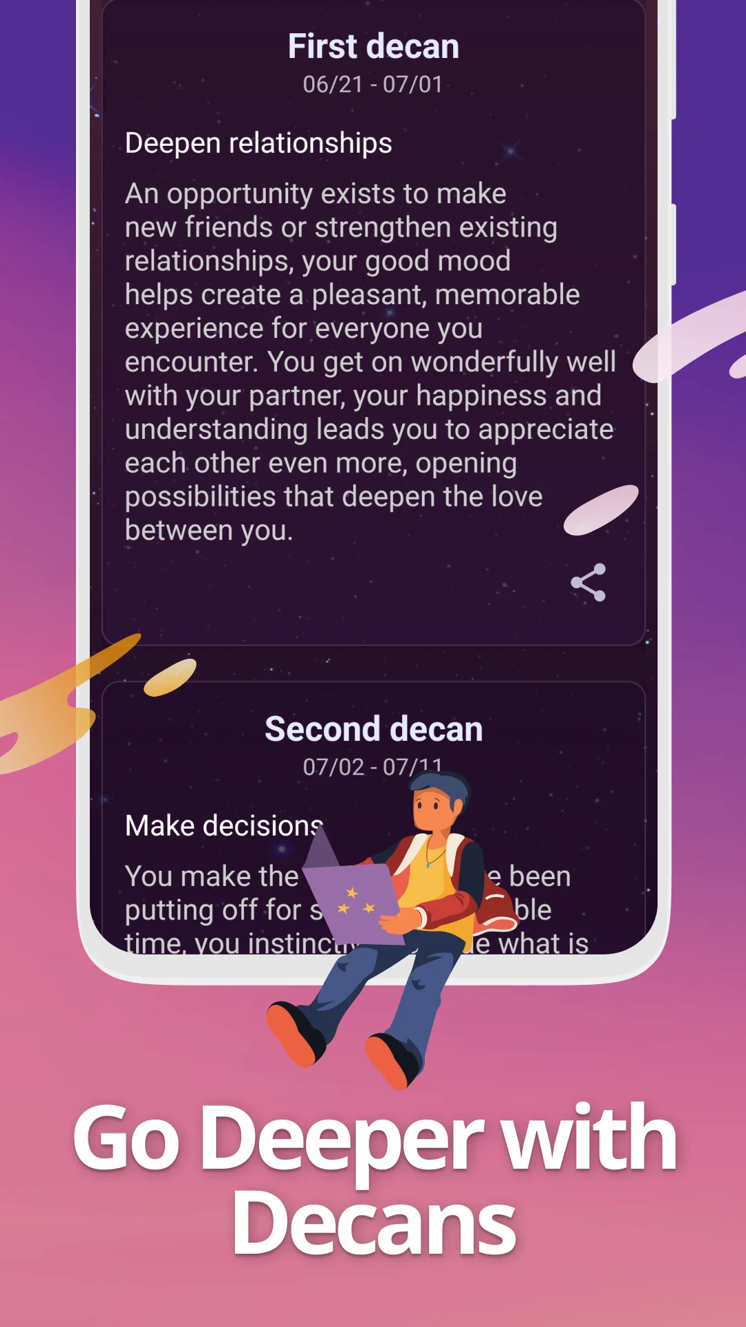 Cancer Horoscope & Astro Chat screenshot