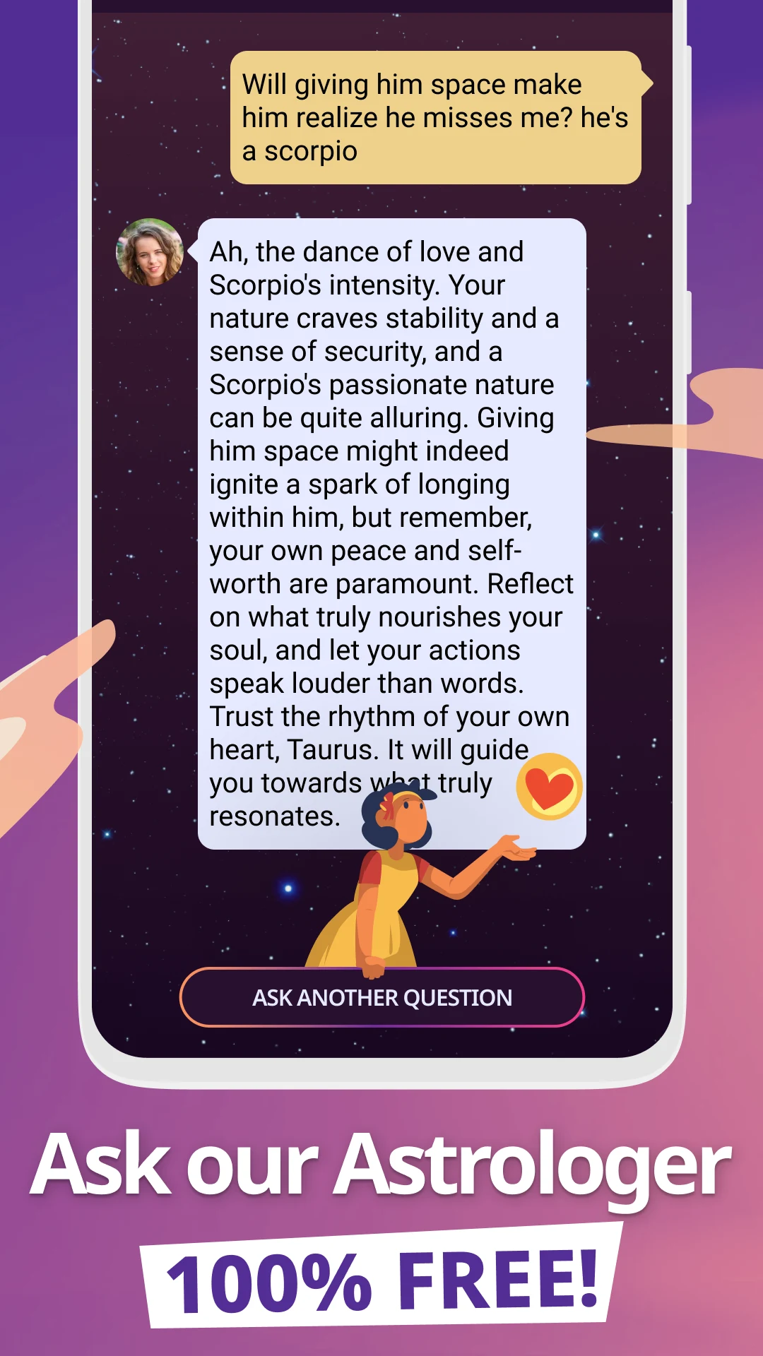 Cancer Horoscope & Astro Chat screenshot